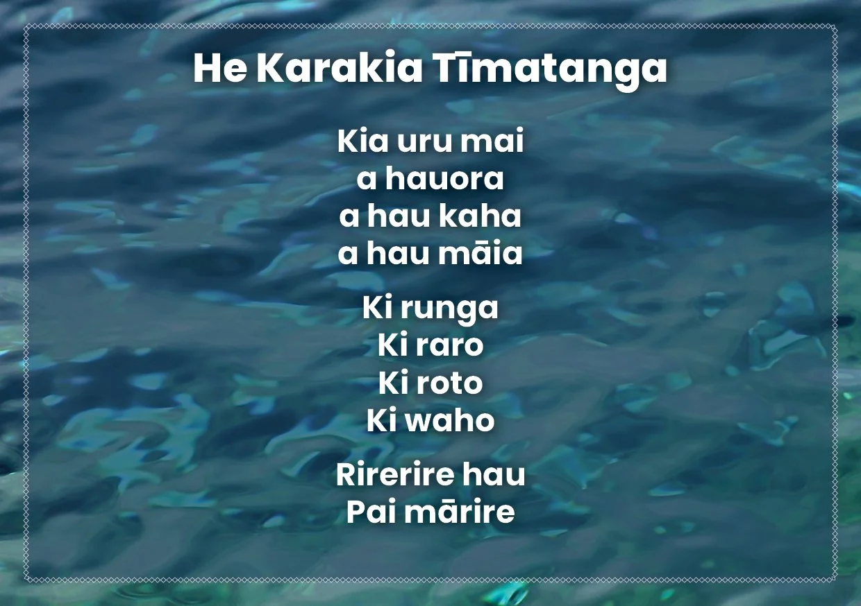 Karakia in te reo Māori